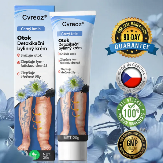 Cvreoz® Černý kmín Edema Detoxikační bylinný krém✨