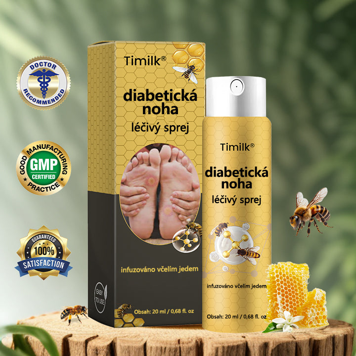 【Oficiální značkový obchod】Timilk® Sprej na hojení diabetické nohy - s obsahem včelího jedu🍃🍃