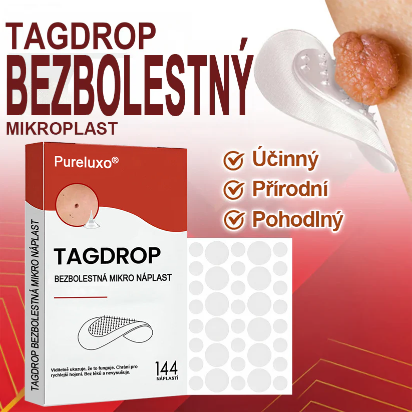 Pureluxo® Mikrovpichová botanická náplast na odstranění kožních výrůstků 🇨🇿 Vyrobeno v Česká republika🇨🇿🇨🇿🇨🇿🇨🇿