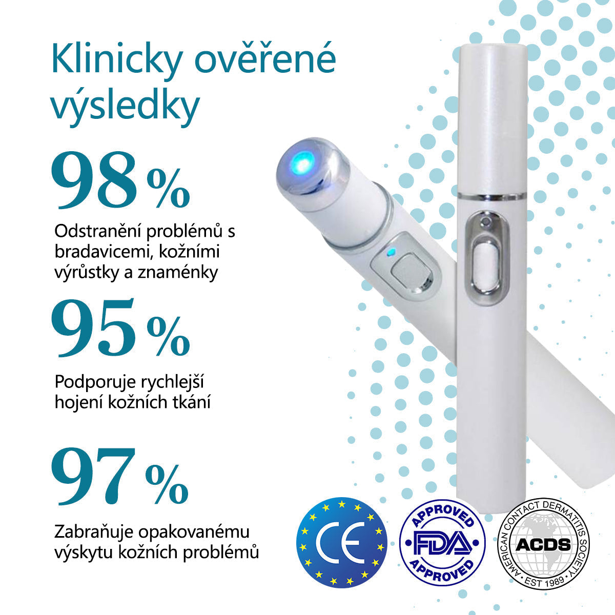 Laserové pero pro odstraňování znamének a bradavic DAFEILA® LumeSkin