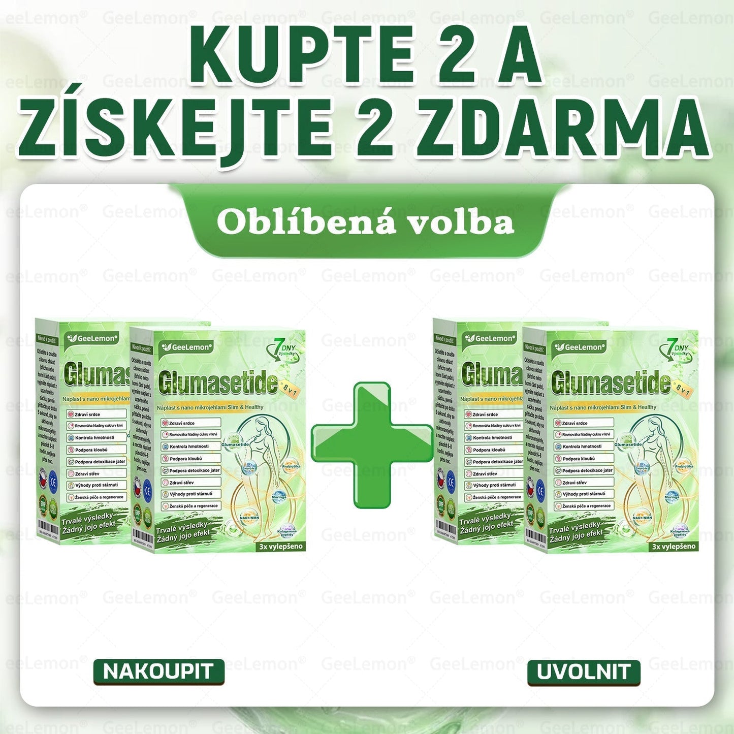 🔥Doporučeno Fakultní nemocnicí Motol · 👩‍⚕️ Oficiální prodejna BENU | 🎁 𝐆𝐞𝑒𝑙𝑒𝐦𝐨𝐧® Glum𝐚𝐬𝐞tide 8 v 1 – Zeštíhlující nano mikrojihlový náplast 🇨🇿 Jen 1× denně ✅ Viditelné změny za 7 dní – na obezitu, kardiovaskulární zdraví, diabetes a kloubní problémy🎁🎁🎁🎁