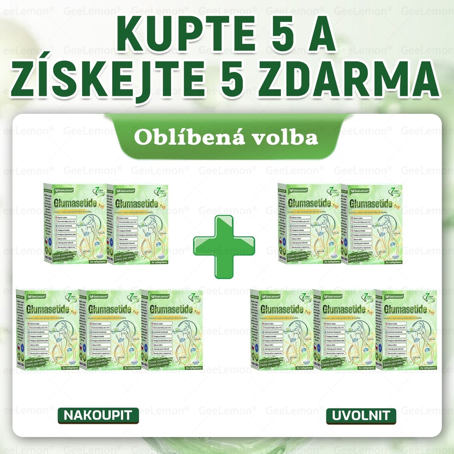 🔥Doporučeno Fakultní nemocnicí Motol · 👩‍⚕️ Oficiální prodejna BENU | 🎁 𝐆𝐞𝑒𝑙𝑒𝐦𝐨𝐧® Glum𝐚𝐬𝐞tide 8 v 1 – Zeštíhlující nano mikrojihlový náplast 🇨🇿 Jen 1× denně ✅ Viditelné změny za 7 dní – na obezitu, kardiovaskulární zdraví, diabetes a kloubní problémy🎁🎁🎁🎁